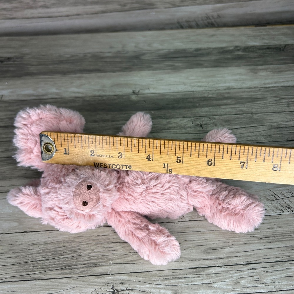 Jellycat Squiggle Piglet Small Pink Pig Big Ears - Picture 7 of 7